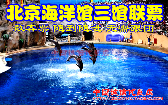 北京海洋馆门票熊猫馆 动物园海洋馆三馆通票